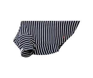 Joules Camiseta Unisex para Perros, a Rayas, Extra de Palisandro, Color Azul Marino, a Rayas, para Perro, Grande, Azul, Grande