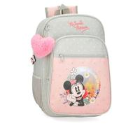 Joumma Bags Disney Minnie Wild Nature mochilas infantiles, varios tamaños, mochila paseo, fabricada en Poliéster, Incluye pompon decorativo.