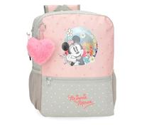 Joumma Bags Disney Minnie Wild Nature mochilas infantiles, varios tamaños, mochila paseo, fabricada en Poliéster, Incluye pompon decorativo.