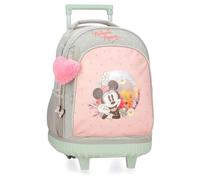 Joumma Bags Disney Minnie Wild Nature mochilas infantiles, varios tamaños, mochila paseo, fabricada en Poliéster, Incluye pompon decorativo.
