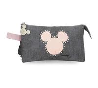 Joumma Bags, Mickey Studs, Estuche Escolar, Estuche infafntil, Neceser Infantil, Fabricado en Poliéster.