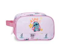 Joumma Disney Stitch You & Me Neceser Dos Compartimentos Adaptable Malva 26x16x12 cm Poliéster
