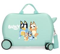 Joumma Bluey Family Maleta Infantil Azul 45x31x20 cm Rígida ABS 24,6L 1,8kg 4 Ruedas Equipaje de Mano