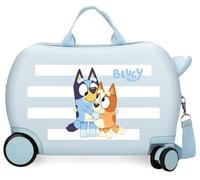 Joumma Bluey Sisters Maleta Infantil Azul 45x31x20 cm Rígida ABS 24,6L 1,8kg 4 Ruedas Equipaje de Mano