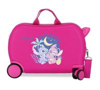 Joumma Disney Adorable Stitch Maleta Infantil Rosa 45x31x20 cms Rígido 1,8 kgs Cierre de combinación Lateral ABS 1,8 kgs 27,9L Equipaje de Mano