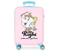 Joumma Disney All Right Maleta de Cabina Rosa 38x55x20 cms Rígido 2 kgs Cierre de combinación Lateral ABS 2 kgs 35L Equipaje de Mano