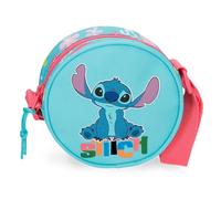 Joumma Disney Aloha Stitch Bolso Bandolera Azul 14x14x4 cms Poliéster