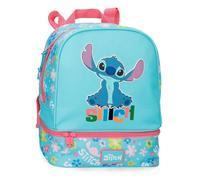 Joumma Disney Aloha Stitch Mochila escolar mochila infantil fabricada en Poliéster, Tirantes anchos y ajustables que se adaptan, bolsillo frontal.