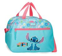 Joumma Disney Aloha Stitch Mochila escolar mochila infantil fabricada en Poliéster, Tirantes anchos y ajustables que se adaptan, bolsillo frontal.