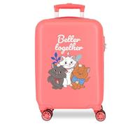 Maleta Disney Abs 50 Cm 4R Los aristogatos Better Together Coral Rosa Talla única