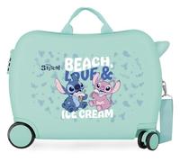 Joumma Disney Beach & Love Maleta Infantil Turquesa Azul 45x31x20 cm Rígida ABS 24,6L 1,76kg 2 Ruedas Dobles Equipaje de Mano