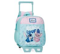 Joumma Disney Beach & Love Mochila con Carro Turquesa Verde 23x25x10 cm Poliéster 5,75L
