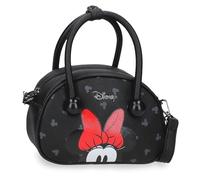 Joumma Disney Bowlogue Minnie Bolso Bandolera Negro 19x13x8 cm PU y Poliéster