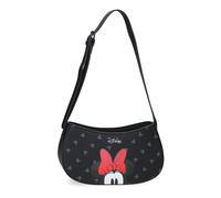 Joumma Disney Bowlogue Minnie Bolso Bandolera Negro 23x11,5x7,5 cm PU y Poliéster