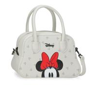 Joumma Disney Bowlogue Minnie Bolso Beige 22,5x14,5x9,8 cm PU y Poliéster