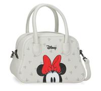 Joumma Disney Bowlogue Minnie Bolso Beige 22,5x14,5x9,8 cm PU y Poliéster