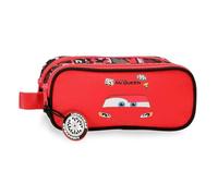 Joumma Disney Cars Mcqueen Red Estuche Doble Rojo 23x9x7 cm Poliéster