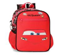 Joumma Disney Cars Mcqueen Red Mochila de Paseo Rojo 23x28x10 cm Poliéster