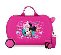 Joumma Disney Enjoy Minnie Maleta Infantil Rosa 45x31x20 cms Rígida ABS 24,6L 1,8 kgs 4 Ruedas Equipaje Mano