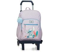 Joumma Disney from Hawaii Mochila Escolar con Carro Rosa 30x38x12 cm Poliéster 13,68L