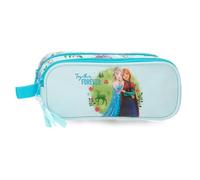 Joumma Disney Frozen Forever Estuche Doble Azul Claro 23x9x7 cm Poliéster