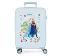 Joumma Disney Frozen Forever Maleta de Cabina Azul 38x55x20 cms Rígido 2 kgs Cierre de combinación Lateral ABS 2 kgs 35L Equipaje de Mano