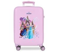 Joumma Disney Frozen Ice Dreams Maleta de Cabina Lila 38x55x20 cm Rígida ABS Cierre de combinación Lateral 34L 2,6kg 4 Ruedas Dobles Equipaje de Mano
