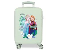 Joumma Disney Frozen Ice Dreams Maleta de Cabina Menta 33x50x20 cm Rígida ABS Cierre de combinación Lateral 28L 2,2kg 4 Ruedas Dobles Equipaje de Mano