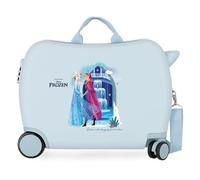 Joumma Disney Frozen Ice Dreams Maleta Infantil Azul Claro 50x38x20 cm Rígida ABS Cierre de combinación Lateral 34L 2,1kg 2 Ruedas Dobles Equipaje de Mano