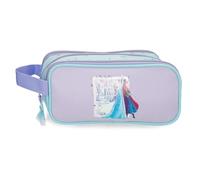 Joumma Disney Frozen In This Together Estuche Triple Lila 22x10x9 cm Poliéster