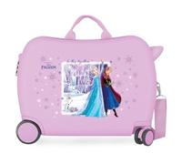 Joumma Disney Frozen In This Together Maleta Infantil Lila 50x38x20 cm Rígida ABS Cierre de combinación Lateral 34L 2,1kg 2 Ruedas