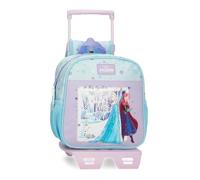 Joumma Disney Frozen In This Together Mochila Guardería con Carro Lila 23x25x10 cm Poliéster 5,7L