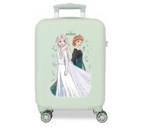Joumma Disney Frozen Nature Maleta de Cabina Verde 33x50x20 cms Rígida 2 kgs Cierre de combinación Lateral ABS 28,4L Equipaje de Mano