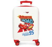 Joumma Disney Good Mood Maleta de Cabina Blanco 33x50x20cms 34 * 55 * 20cms Rígida ABS Cierre de combinación Lateral 28,4L 2 kgs 4 Ruedas Dobles Equipaje Mano…