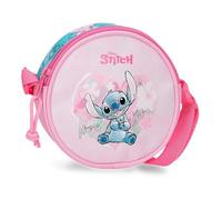 Joumma Disney Heart Stitch Bolso Bandolera Rosa 14x14x4 cms Poliéster 0,78L