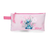 Joumma Disney Heart Stitch Estuche Rosa 22x12 cms Poliéster 0,26L
