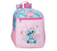 Joumma Disney Heart Stitch Mochila Escolar Rosa 23x28x10 cms Poliéster 6,44L