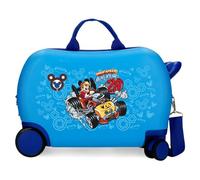 Joumma Disney High Speed Mickey Maleta Infantil Azulon 45x31x20 cm Rígida ABS 24,6L 1,76kg 2 Ruedas Dobles Equipaje de Mano