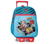 Joumma Disney Hight Speed Mochila con Carro Azul 27x33x11 cm Poliéster 9,8L