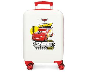 Joumma Disney Joy Cars Maleta de Cabina Beige 33x50x20 cms Rígida ABS Cierre de combinación Lateral 28,4L 2 kgs 4 Ruedas Dobles Equipaje Mano
