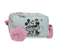 Disney Joumma Kisses M&M Bandolera Pequeña Azul 19,5x11,5x7,5 cms Poliéster