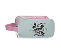 Disney Joumma Kisses M&M Estuche Triple Azul 22x10x9 cms Poliéster
