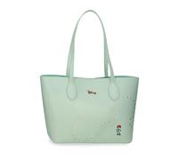 Joumma Disney Luxe Minnie Bolso Tote Turquesa Verde 31x25,5x11,5 cm PU y Poliéster