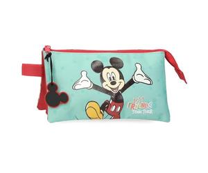 Joumma Disney Mickey Best Friends Together Estuche Triple Multicolor 22x12x5 cms Poliéster L