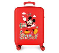 Joumma Disney Mickey Fun Times Maleta de Cabina Rojo 38x55x20 cms Rígido 2 kgs Cierre de combinación Lateral ABS 2 kgs 35L Equipaje de Mano