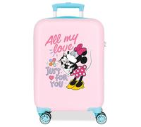 Joumma Disney Mickey & Minnie Maleta de Cabina Multicolor 33x50x20 cms Rígido 2 kgs Cierre de combinación Lateral ABS 2 kgs 33L Equipaje de Mano