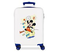 Joumma Disney Mickey & Minnie Maleta de Cabina Multicolor 38x55x20 cms Rígido 2 kgs Cierre de combinación Lateral ABS 2 kgs 35L Equipaje de Mano