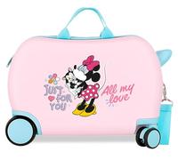 Joumma Disney Mickey & Minnie Maleta Infantil Rosa 45x31x20 cm Rígida ABS 24,6L 1,8kg 4 Ruedas Equipaje de Mano