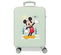 Joumma Disney Mickey Mountains Maleta de Cabina Verde 38x55x20 cms Rígido 2 kgs Cierre de combinación Lateral ABS 2 kgs 35L Equipaje de Mano