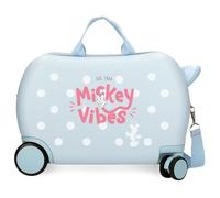Disney Joumma Mickey Vibes Maleta Infantil Azul 45x31x20 cms Rígido 1,8 kgs Cierre de combinación Lateral ABS 1,8 kgs 27,9L Equipaje de Mano